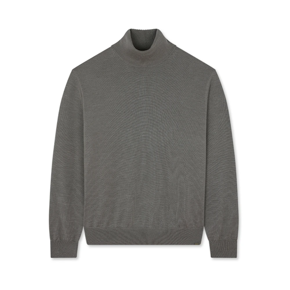 Paul & Shark Men's Gray Luxury Turtleneck Jumper In Wool & Silk - Turtlenecks - 2XL - Knitwear