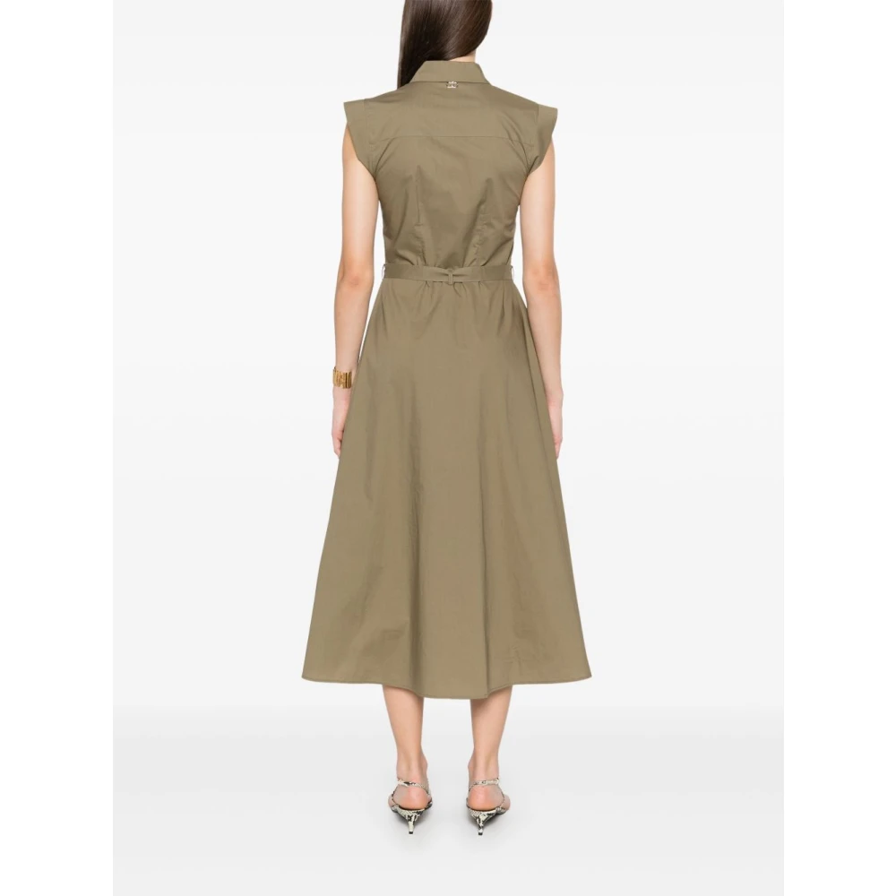 Liu Jo Militair Groene Jurk Green Dames