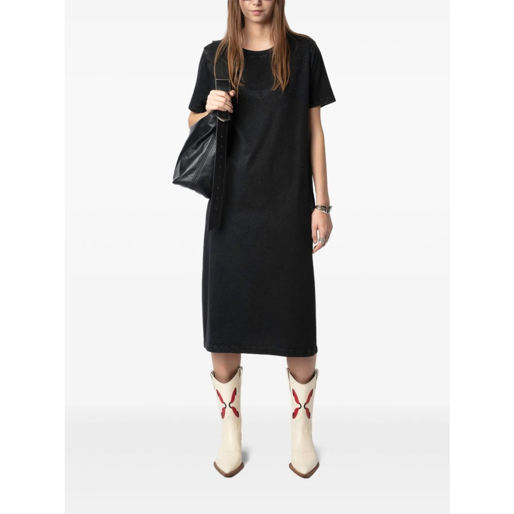 Zadig & Voltaire Stijlvolle Jurken met Vleugels Black Dames