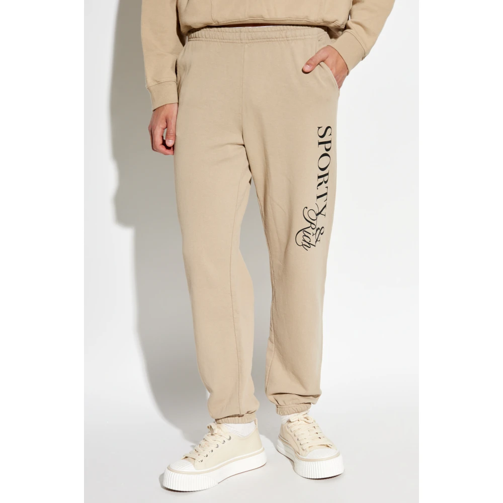 Sporty & Rich Sweatpants Beige Unisex