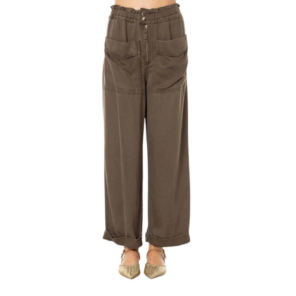 Trousers > Wide Trousers - - Isabelle Blanche - Modalova