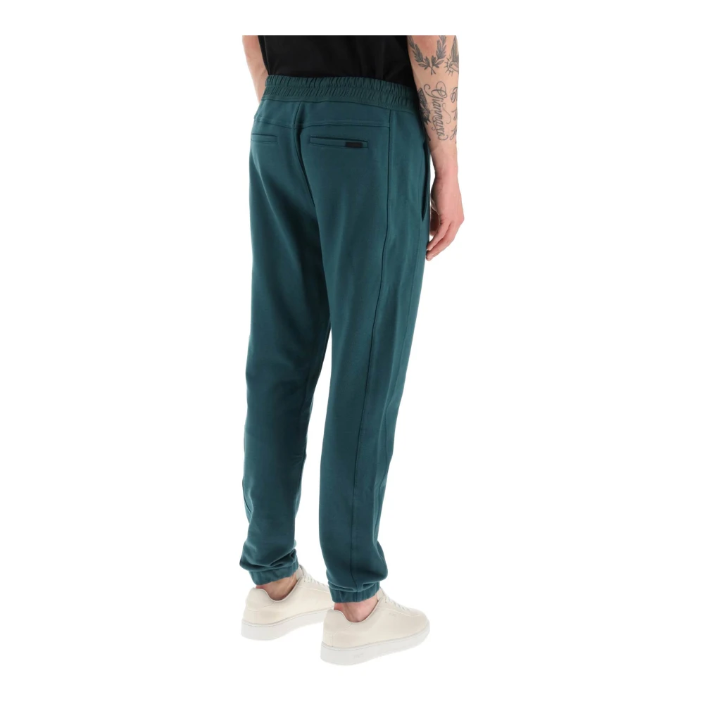 Saint Laurent Logo Joggingbroek Green Heren