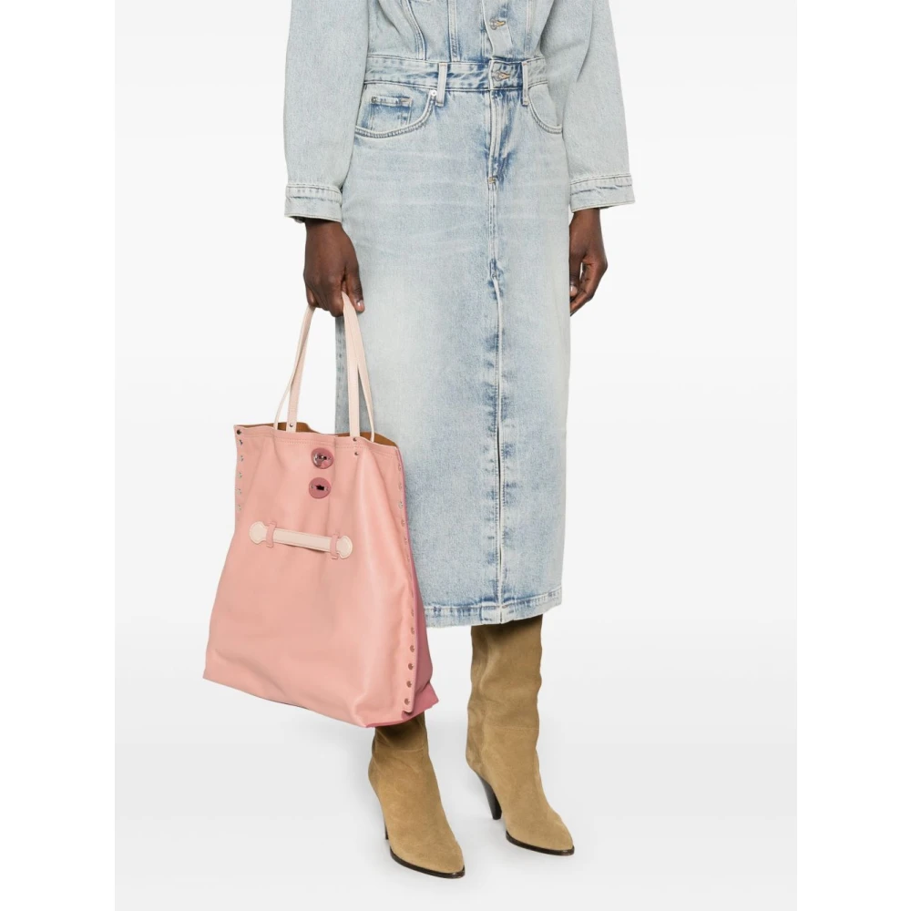 Zanellato Roze Omslag Top Handtas Pink Dames