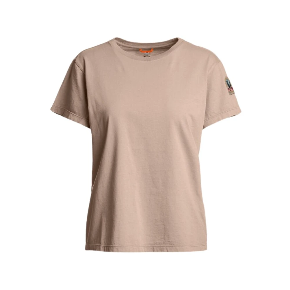 Parajumpers Women's Beige Iconic T-Shirt - T-Shirts - Xs - Tops
