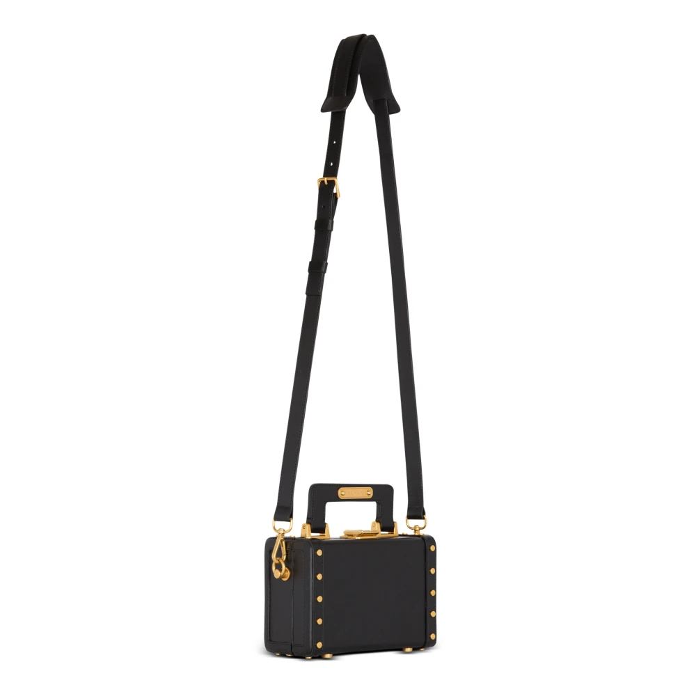 Balmain Camera tas in doosleer Black Heren