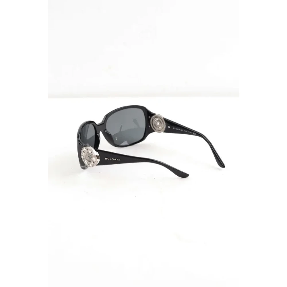 Bvlgari Vintage Pre-owned Plastic sunglasses Black Dames
