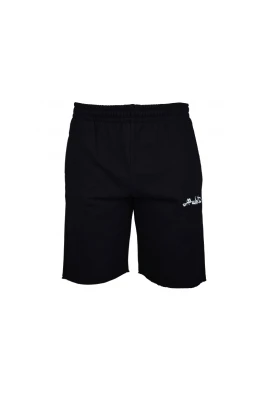 Bermudashorts med broderad skriftlogga