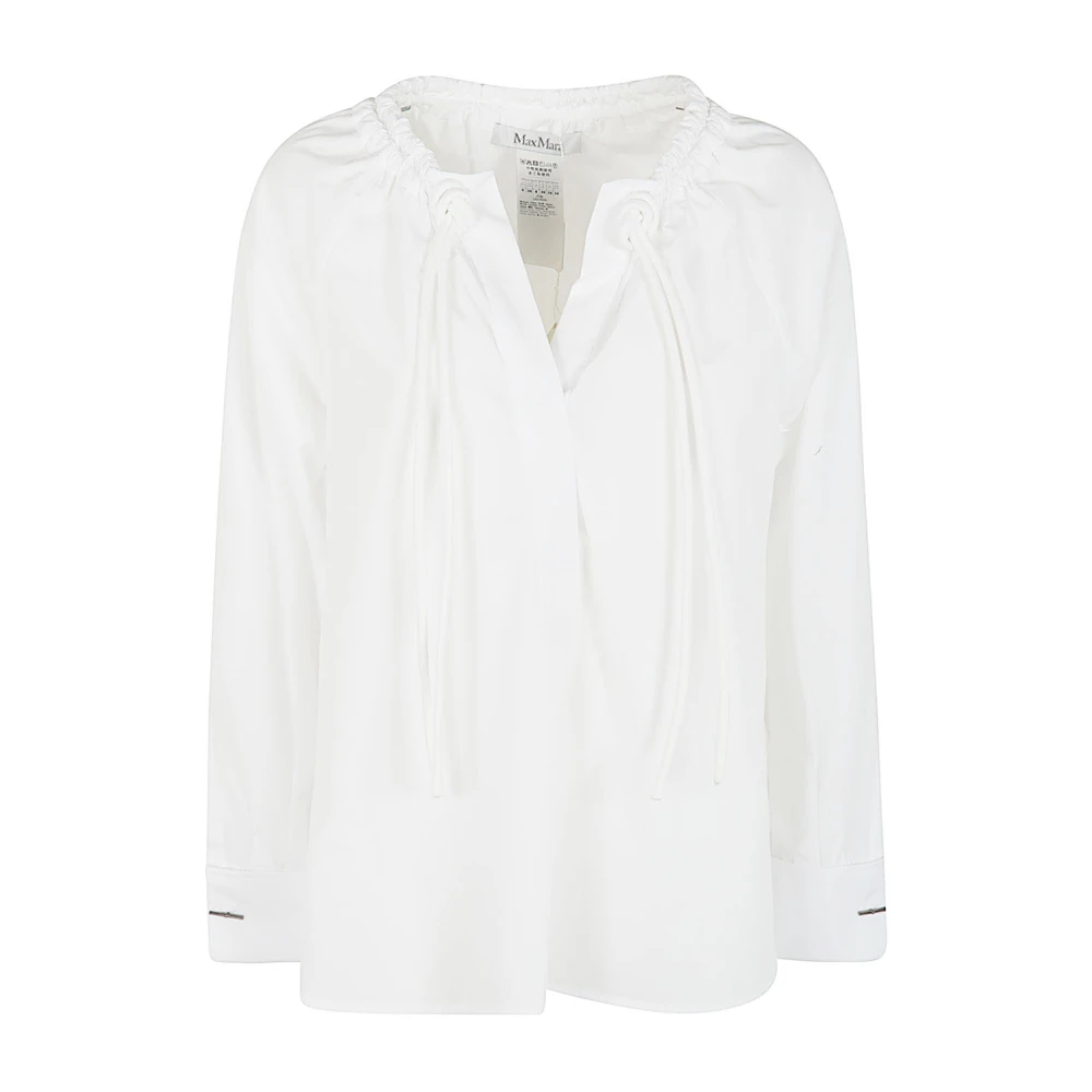 Max Mara Witte Ariomaxi Shirt White Dames