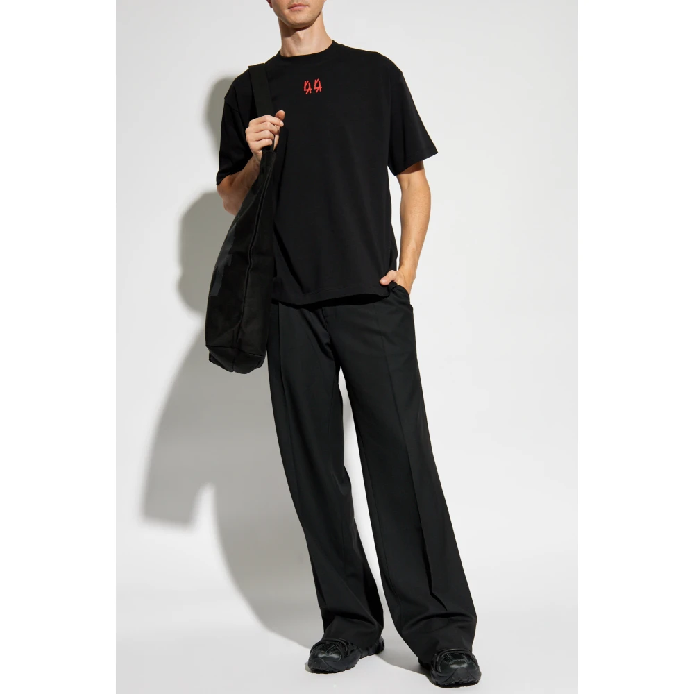 44 Label Group T-shirt met logo Black Heren