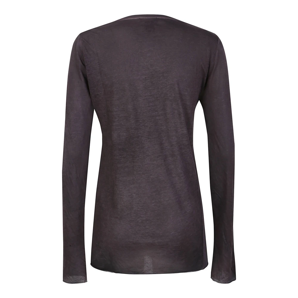 Avant Toi Katoenen Sweaters Gemaakt in Italië Purple Dames