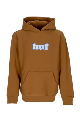Tung Gummihuvtröja med Logopatch