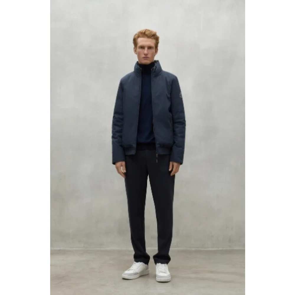 Ecoalf Grays Jas Waterafstotend Ademend Stijlvol Blue Heren
