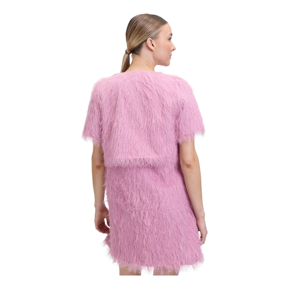 Vera Mont Elegante bolerojas met franjes Pink Dames