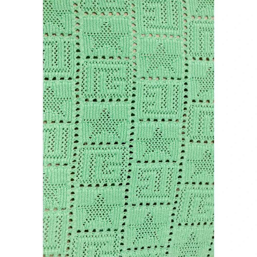 Balmain Jurk met ontblote rug Green Dames