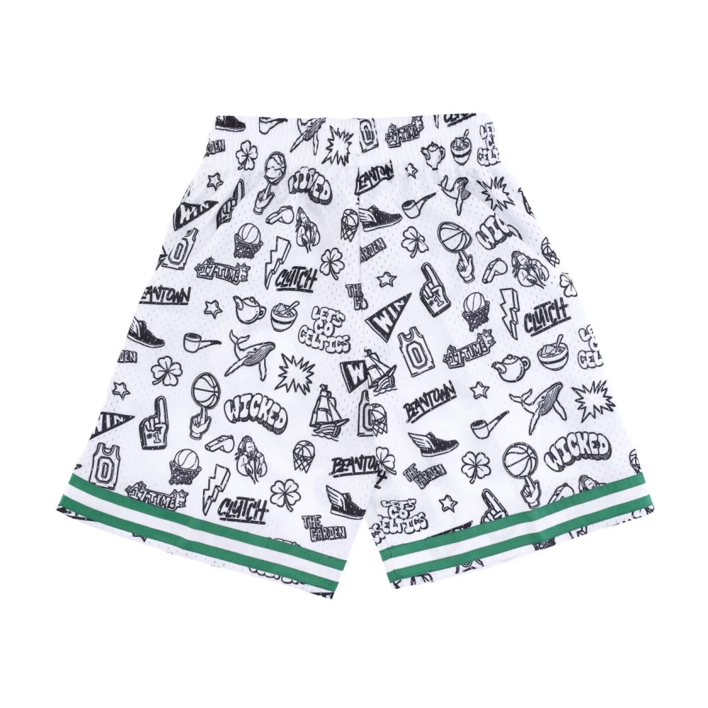 Mitchell & Ness NBA Doodle Swingman Basketball Shorts Multicolor Heren