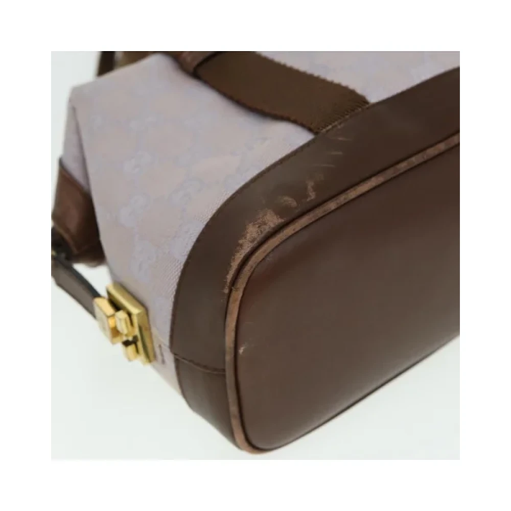 Gucci Vintage Pre-owned Canvas gucci-bags Purple Dames