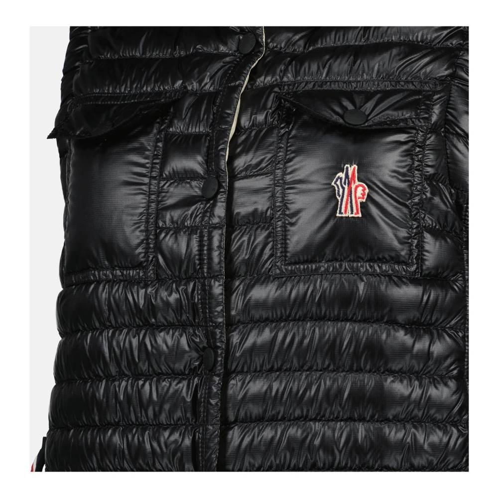 Moncler Mouwloze Gewatteerde Jas Gumiane Black Heren