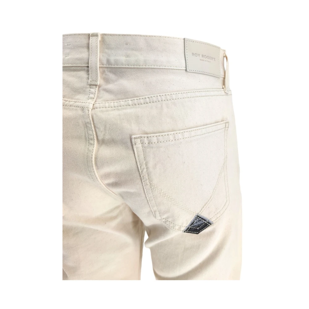 Roy Roger's Beige Boyfriend Jeans Aw24 Beige Dames
