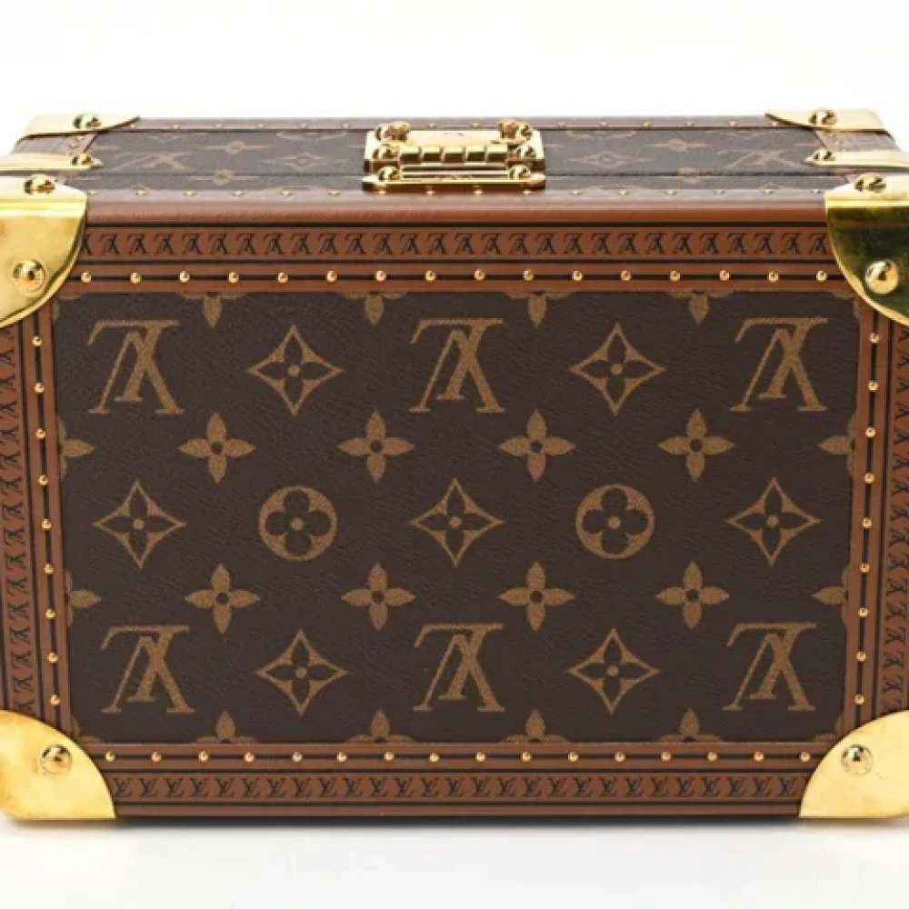 Louis Vuitton Vintage Pre-owned Fabric home-office Brown Dames