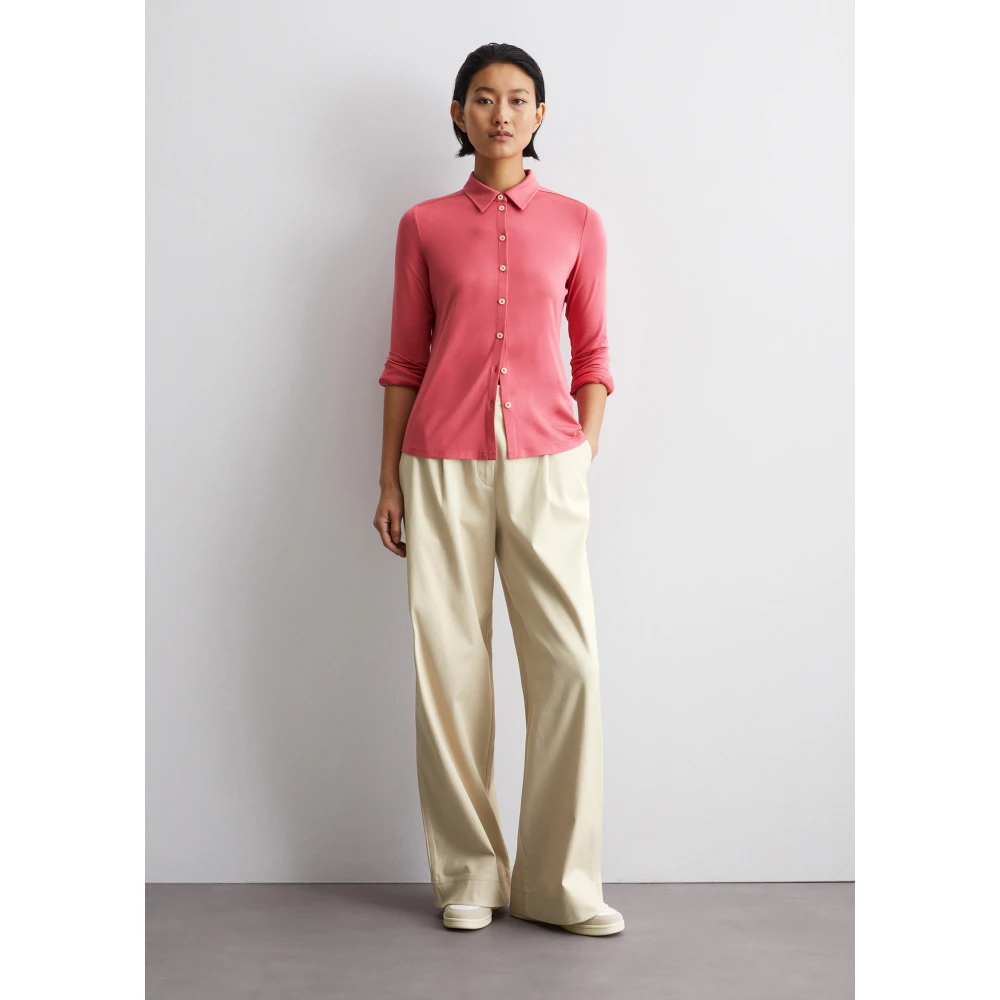 Marc O'Polo Gewone jerseyblouse Red Dames