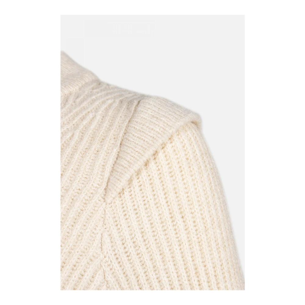 Radical Comfortabele gebreide trui voor de herfst White Dames