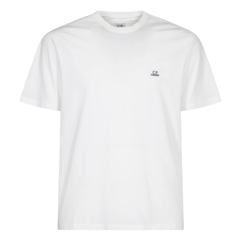 C.P. Company Logo Patch T-shirt White Heren