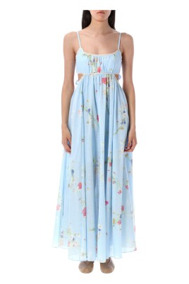 robe-maxi-florale-bleu-clair
