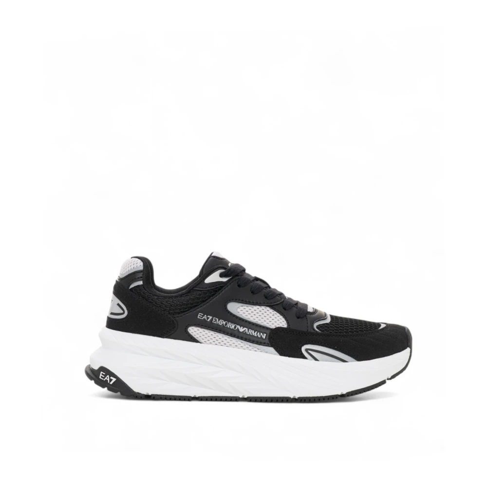 Emporio Armani EA7 High-top sneaker Heren Schoenen Zwart