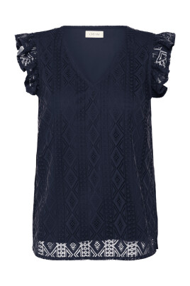 navy-flounce-top-blouse-elegant-tee