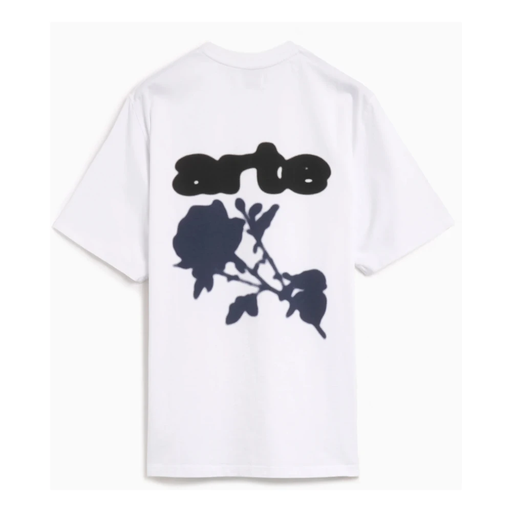Arte Antwerp Bloemenprint Katoenen T-shirt White Heren