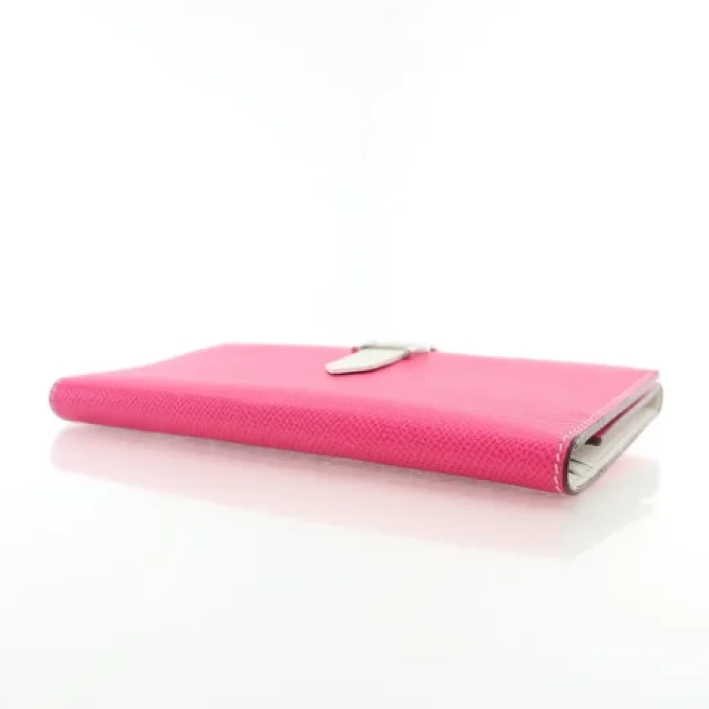 Hermès Vintage Pre-owned Leather wallets Pink Dames