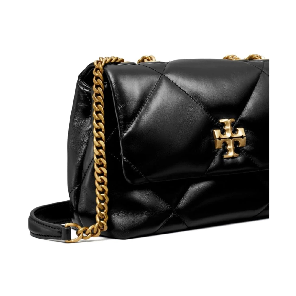 TORY BURCH Zwarte diamantgestikte schoudertas Black Dames