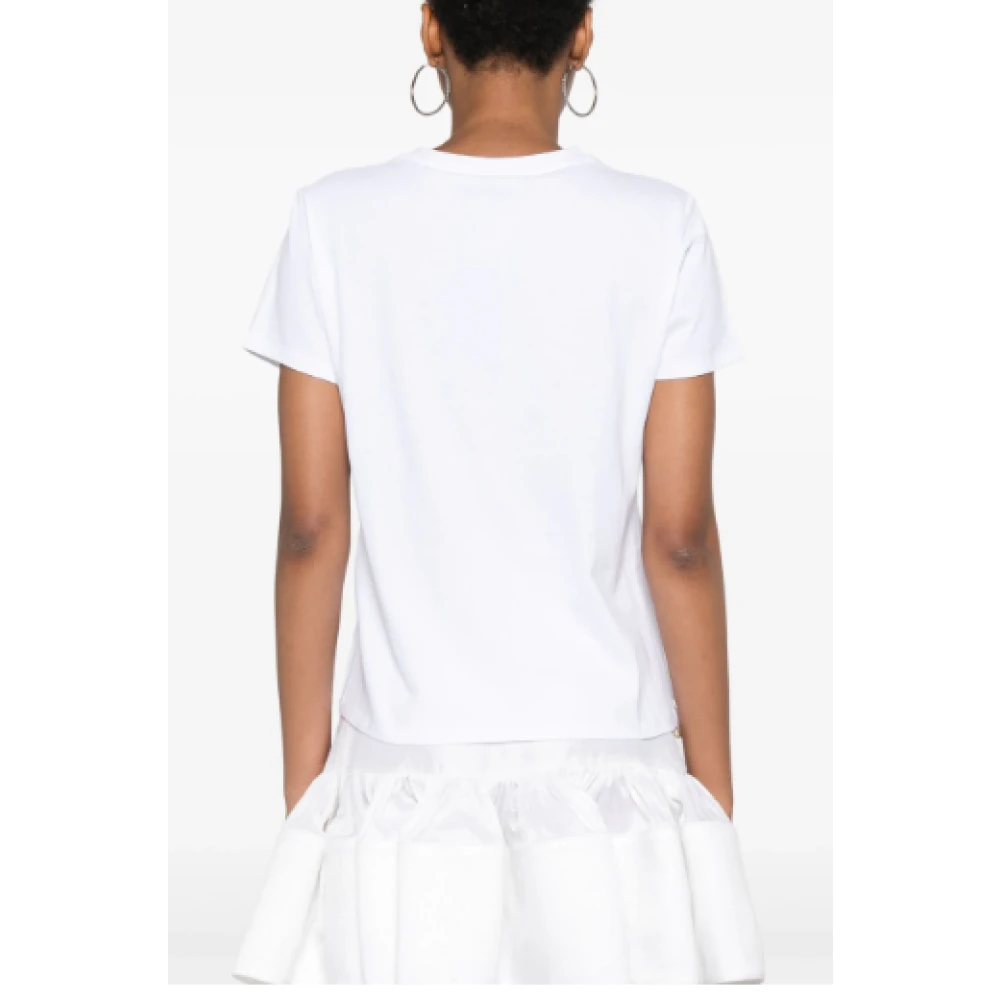 Twinset Witte Trui met Logodetails White Dames