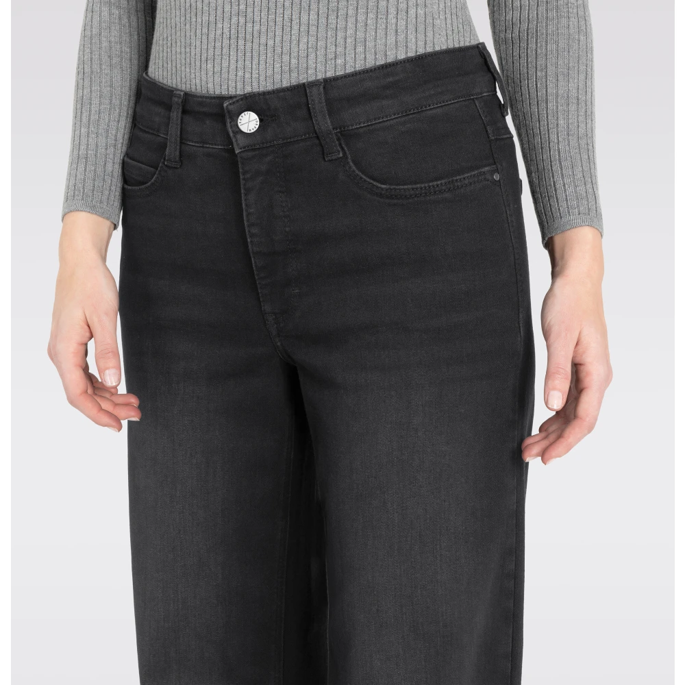 MAC Dream Wide Authentic Mega Flex Jeans Gray Dames