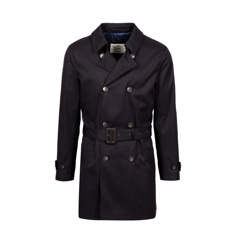 Herno Uomo Blu Cappotti, L, New,