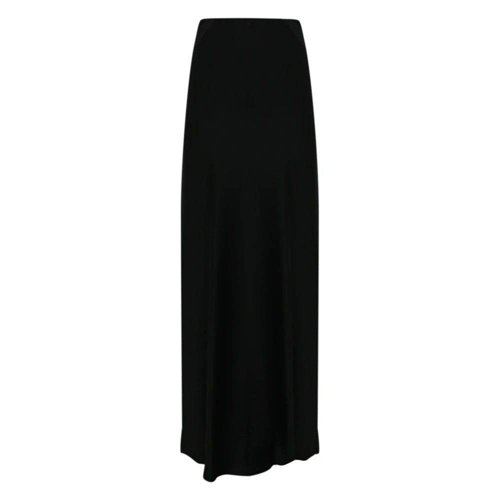 Liviana Conti Zwarte Lange Rok Slim Fit Black Dames