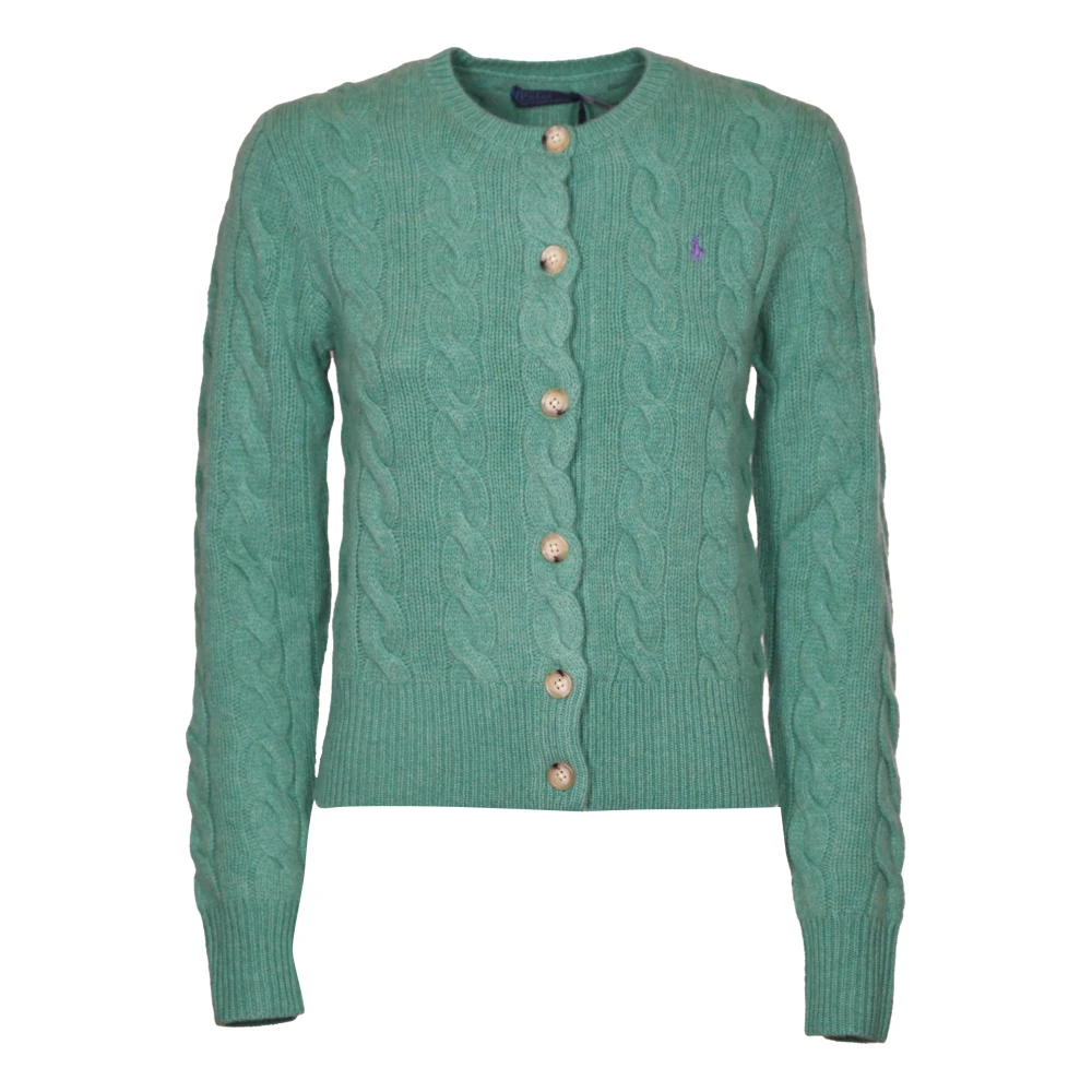Polo Ralph Lauren Kasjmier Lange Mouw Vesten Green Dames