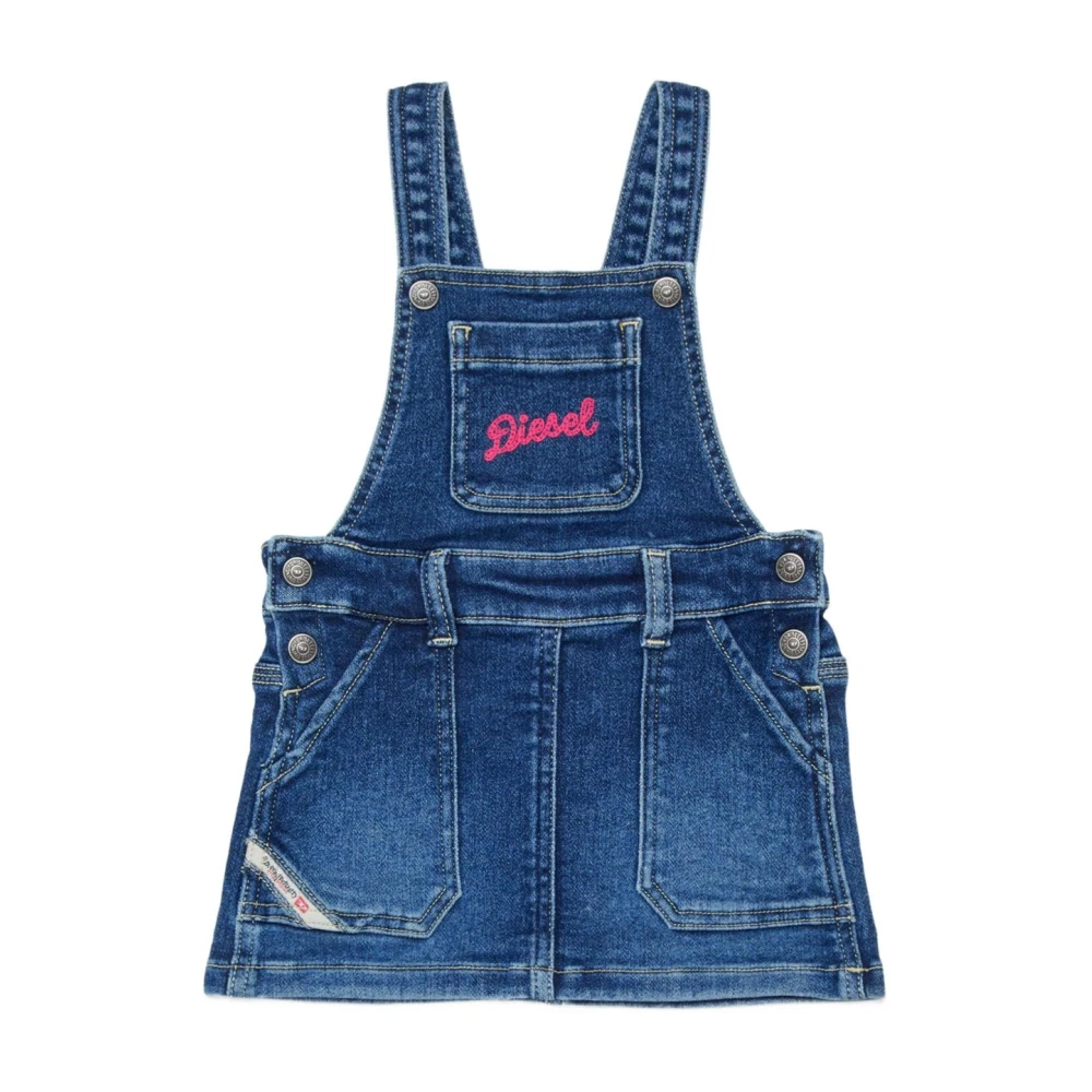 Diesel Girls Blue Jumpsuits, 12 M, Jumpib Jjj Denim Skirt