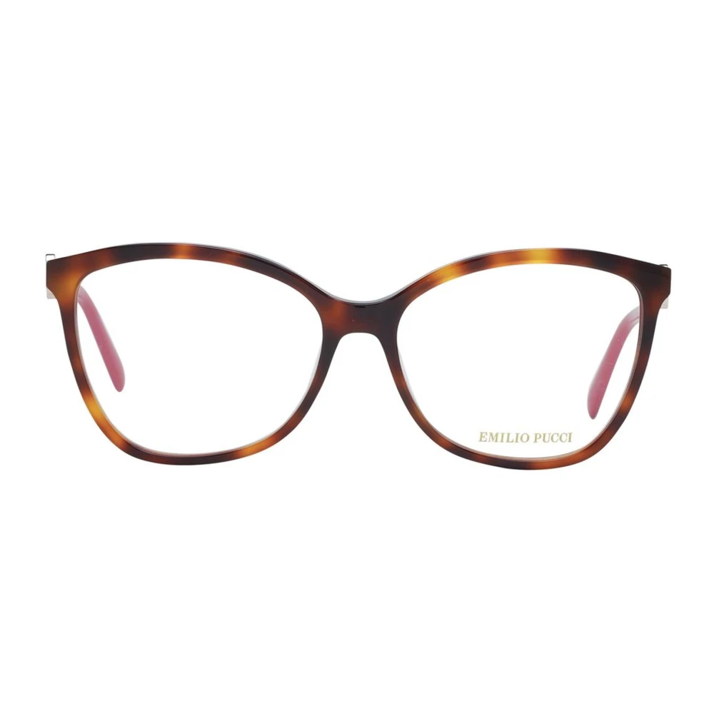 EMILIO PUCCI Bruine Cat Eye Optische Monturen Brown Dames