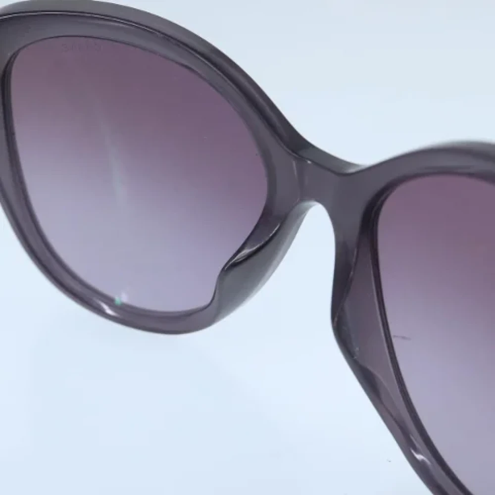 Chanel Vintage Pre-owned Plastic sunglasses Purple Dames