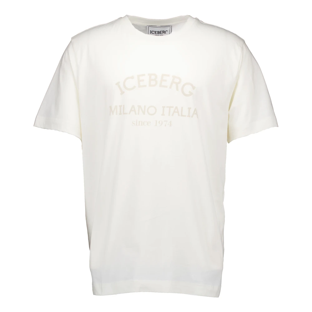 Iceberg - Tops > T-Shirts - White - Iceberg - Modalova
