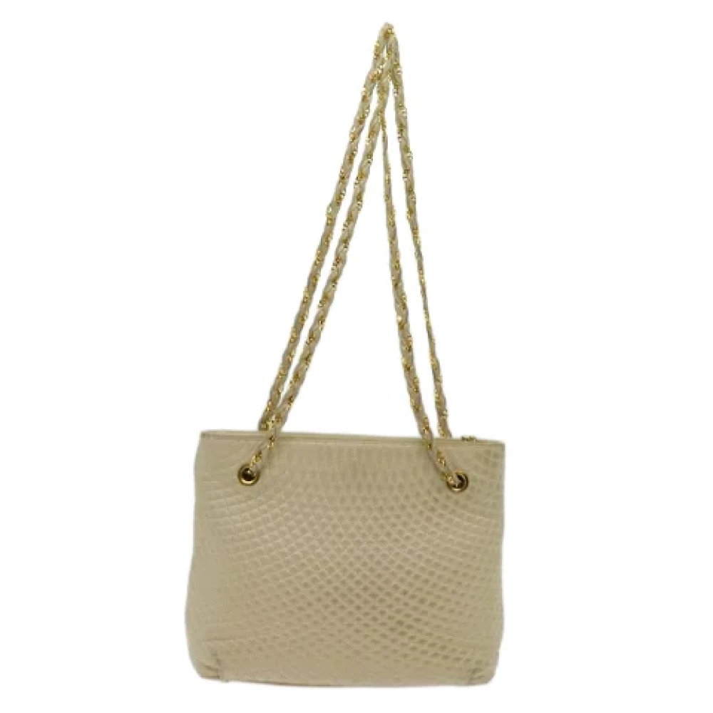 Bally Pre-owned Leather shoulder-bags Beige Dames