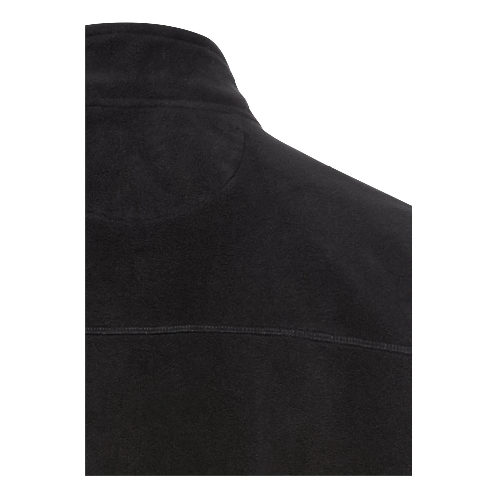 camel active Fleecejack van gerecycled polyester Black Heren