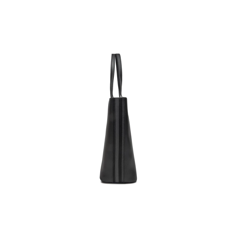 Tommy Hilfiger Imitatieleren Tote Tas Zwart Black Dames