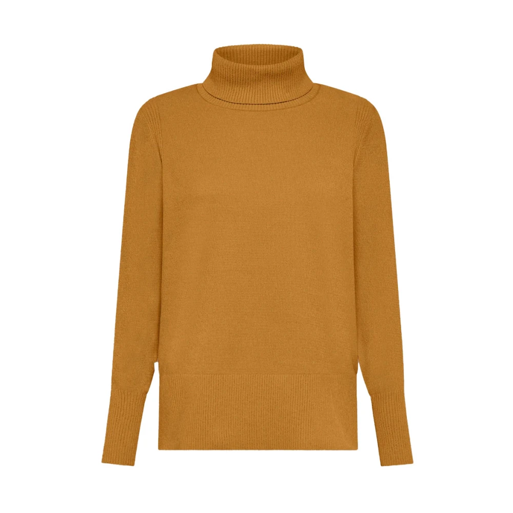 Rrd Women's Orange Chic Turtleneck Jumper Knitwear - Turtlenecks - M - Knitwear