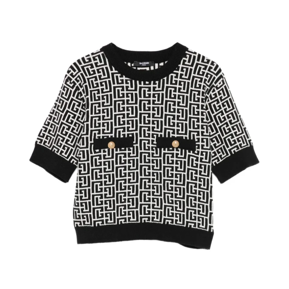 Balmain Unisex Kids Multicolor Statement Top - Kids Knitwear - 13 Y - Kids
