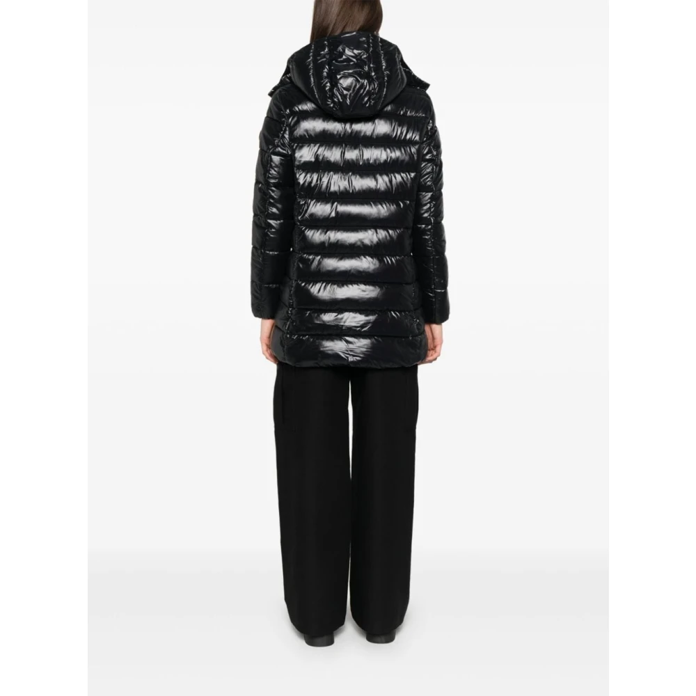 Save The Duck Winddichte nylon jas met afneembare capuchon Black Dames