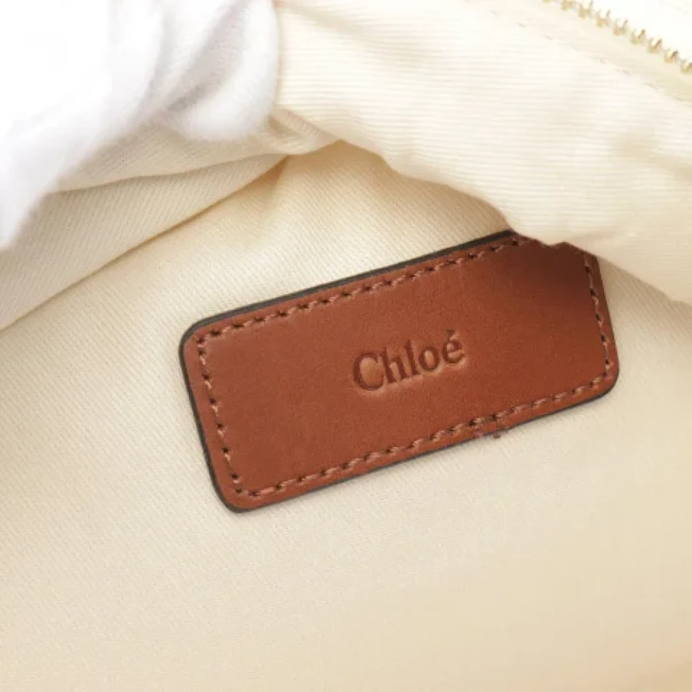 Chloé Pre-owned Cotton backpacks Beige Dames
