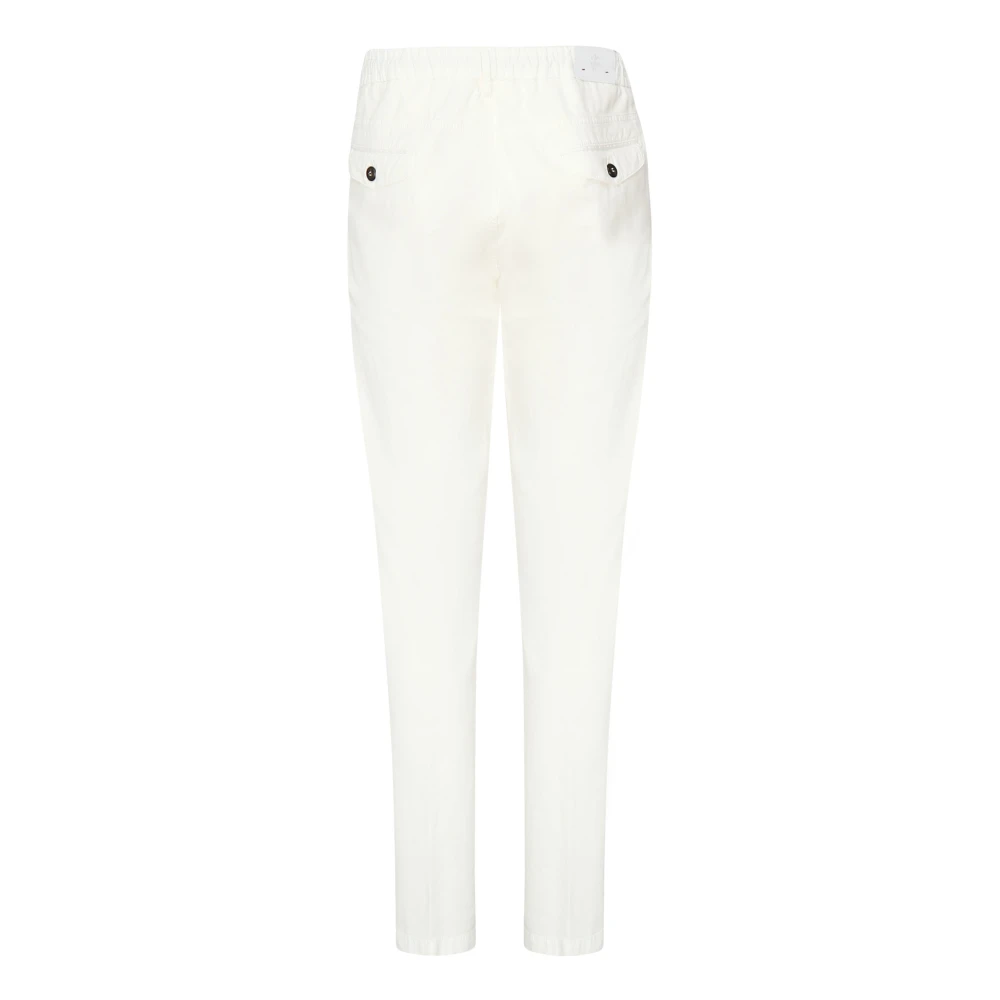 Eleventy Witte joggingbroek White Heren