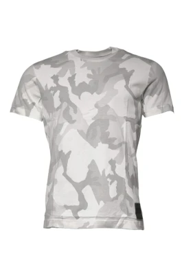 Camouflage Crew Neck T-shirt med Logo